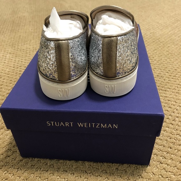 Stuart Weitzman Glitter Sneakers - Picture 3 of 8
